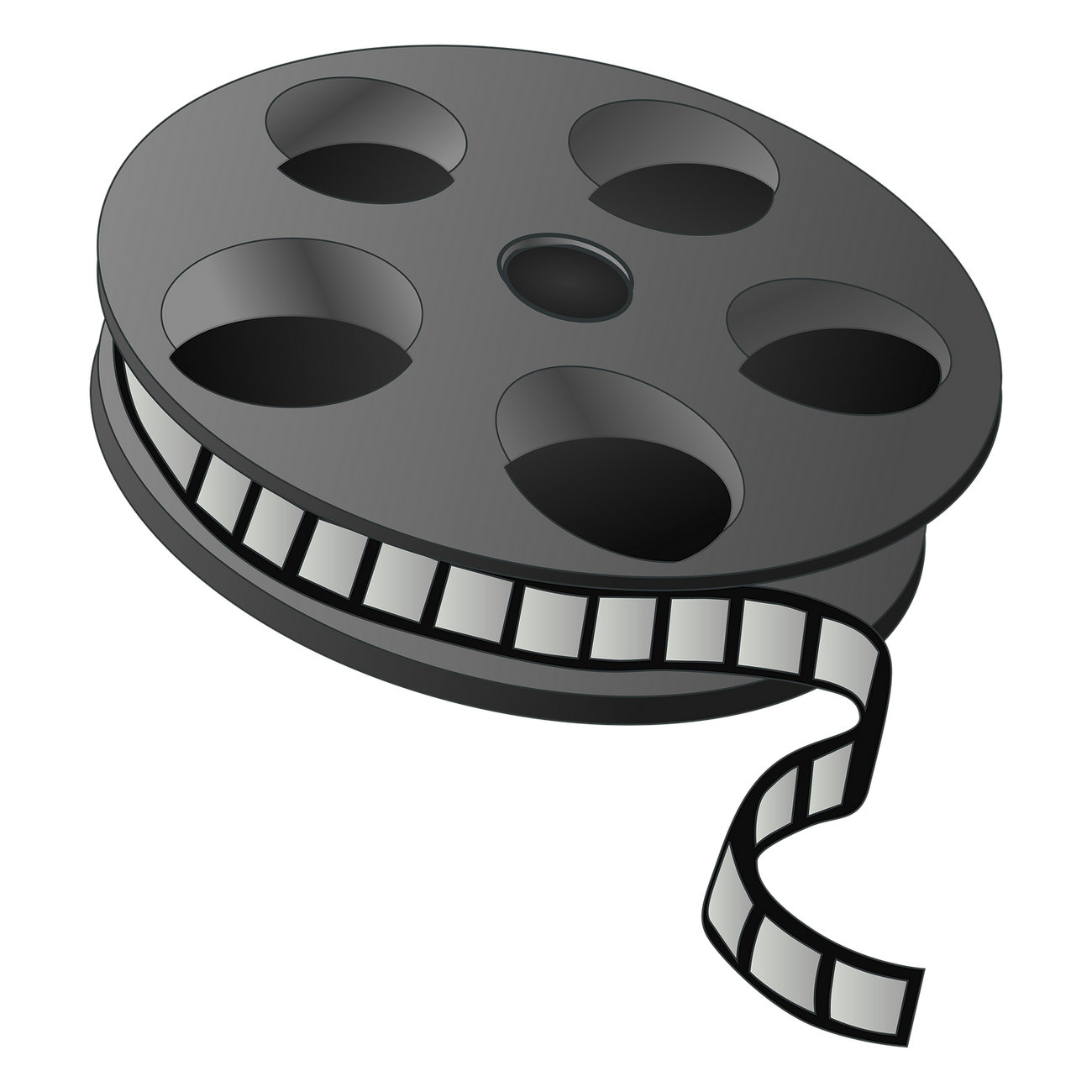 Png movie film reel sticker